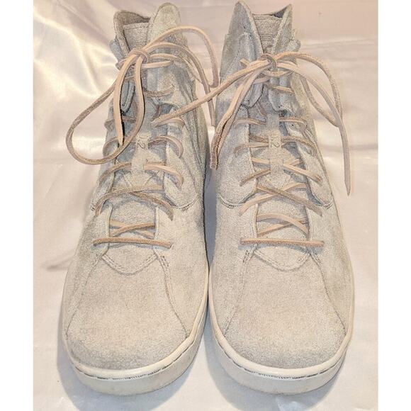 NIKE Mens Air Jordan WESTBROOK 0.2 High Top Sneakers Shoes Size 11 Khaki Suede - Picture 3 of 9